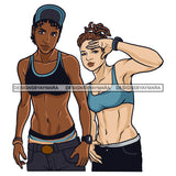 White Girl Black Boy Gay Wearing Bra Couple Relationship Goals Soulmates True Love Woman Man SVG JPG PNG Vector Clipart Cricut Silhouette Cut Cutting