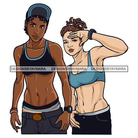 White Girl Black Boy Gay Wearing Bra Couple Relationship Goals Soulmates True Love Woman Man SVG JPG PNG Vector Clipart Cricut Silhouette Cut Cutting