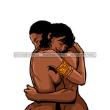 King And Queen Nude Hugging   JPG PNG  Clipart Cricut Silhouette Cut Cutting