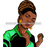 Black Queen In Green And Black Jacket  JPG PNG  Clipart Cricut Silhouette Cut Cutting