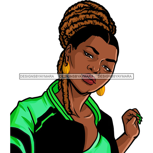 Black Queen In Green And Black Jacket  JPG PNG  Clipart Cricut Silhouette Cut Cutting