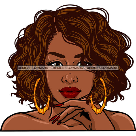 Beautiful Black Queen Head And Shoulders JPG PNG  Clipart Cricut Silhouette Cut Cutting