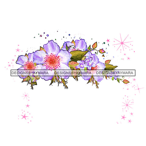 Pink And White  Flowers Headpiece Headband JPG PNG  Clipart Cricut Silhouette Cut Cutting