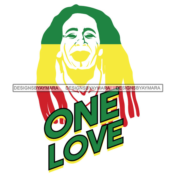 Afro Man Portrait Cannabis 420 Hemp Marijuana Rastafarian Dreadlocks Hairstyle SVG JPG PNG Vector Clipart Cricut Silhouette Cut Cutting