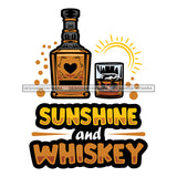Whiskey Bottle Glasses Ice Hard Liquor Life Quotes Funny Messages Alcohol Celebrate SVG JPG PNG Vector Clipart  Cricut Cut Cutting