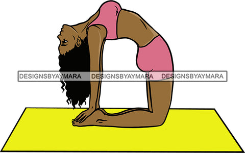 Woman Doing Yoga Meditation Wellness Meditate Relax Inhale Exhale Pose Position .SVG Cutting Files For Silhouette Cricut and More!