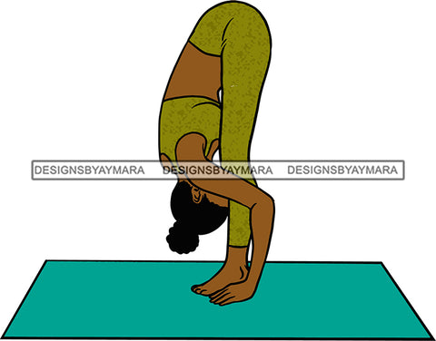 Woman Doing Yoga Meditation Wellness Meditate Relax Inhale Exhale Pose Position .SVG Cutting Files For Silhouette Cricut and More!