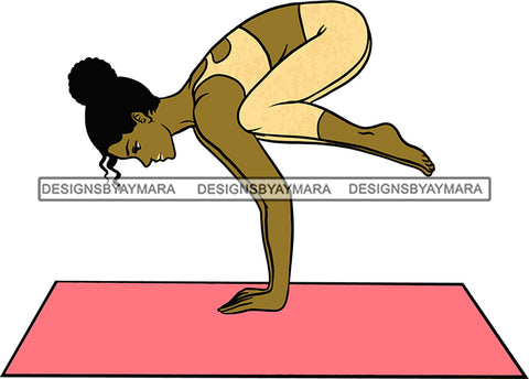 Woman Doing Yoga Meditation Wellness Meditate Relax Inhale Exhale Pose Position .SVG Cutting Files For Silhouette Cricut and More!