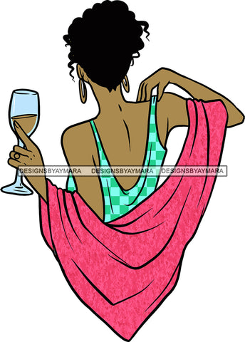 Woman Drinking Wine Relax Chilling Free Stress Feeling Fine Like a Red Wine Alcohol Drinker SVG Cutting Files For Silhouette Cricut and More!
