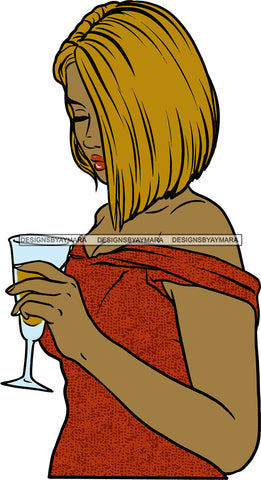 Woman Drinking Wine Relax Chilling Free Stress Feeling Fine Like a Red Wine Alcohol Drinker SVG Cutting Files For Silhouette Cricut and More!