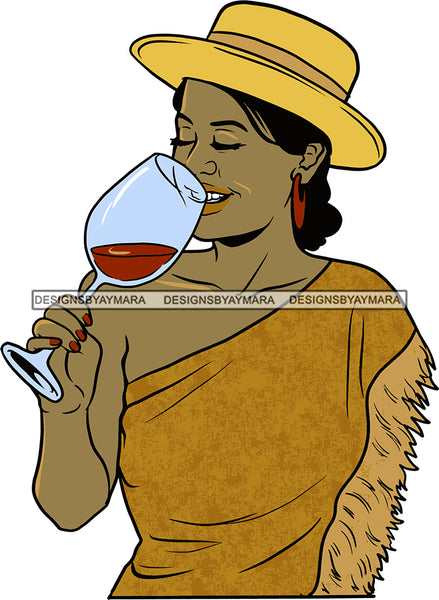 Woman Drinking Wine Relax Chilling Free Stress Feeling Fine Like a Red Wine Alcohol Drinker SVG Cutting Files For Silhouette Cricut and More!