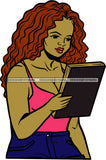 Woman Reading A Book Education Smart Classy Lady Drinking Coffee Wine .SVG Cutting Files For Silhouette Cricut and More!