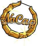 No Cap Bamboo Earrings Personalized  Accessory SVG Cutting Files For Silhouette Cricut More