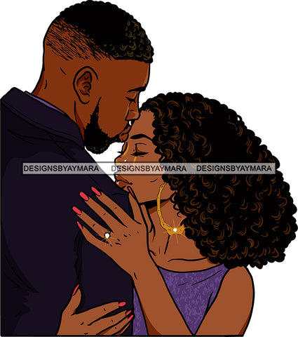 Black Couple Sexy Relationship African Ethnicity Strong Family Falling in Love Happiness Young Adult SVG Cutting Files For Silhouette and Cricut