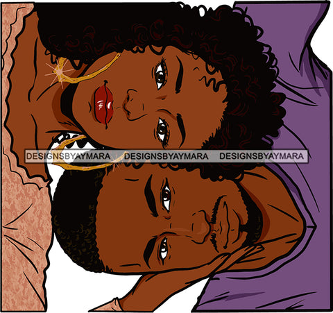 Black Couple Sexy Relationship African Ethnicity Strong Family Falling in Love Happiness Young Adult SVG Cutting Files For Silhouette and Cricut