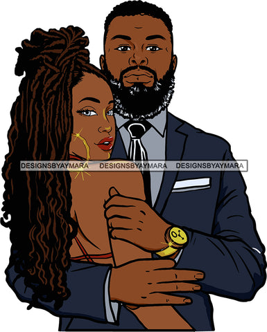 Black Couple Sexy Relationship African Ethnicity Strong Family Falling in Love Happiness Young Adult SVG Cutting Files For Silhouette and Cricut