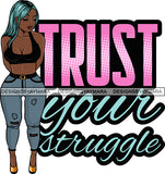Fashion Woman Melanin Bad Ass Life Quotes .SVG Cutting Files For Silhouette Cricut and More!