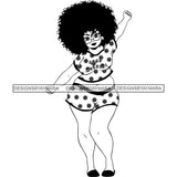 Super Bundle 50 Afro Nubian Melanin Popping Kinky Hair Beautiful African American Woman SVG Cutting Files