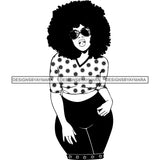Super Bundle 50 Afro Nubian Melanin Popping Kinky Hair Beautiful African American Woman SVG Cutting Files