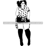 Super Bundle 50 Afro Nubian Melanin Popping Kinky Hair Beautiful African American Woman SVG Cutting Files