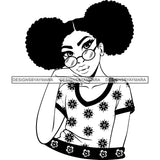 Super Bundle 50 Afro Nubian Melanin Popping Kinky Hair Beautiful African American Woman SVG Cutting Files