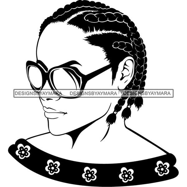 Super Bundle 50 Afro Nubian Melanin Popping Kinky Hair Beautiful African American Woman SVG Cutting Files