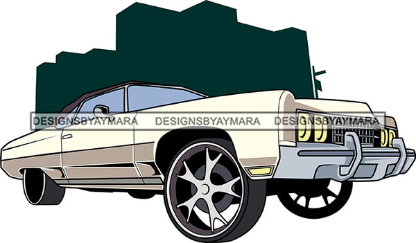 Muscle Car Antique Roadrunner Engine Rims Retro Classic Bad Ass Gangster Downtown Background Auto SVG Cutting Files For Silhouette Cricut