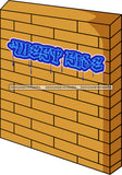 Neighborhood Urban Buildings Bricks Wall Graffiti Streets Hood Gangster  SVG Cutting Files For Silhouette Cricut