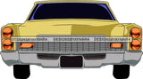 Muscle Car Antique Roadrunner Engine Retro Classic Bad Ass Gangster Auto SVG Cutting Files For Silhouette Cricut