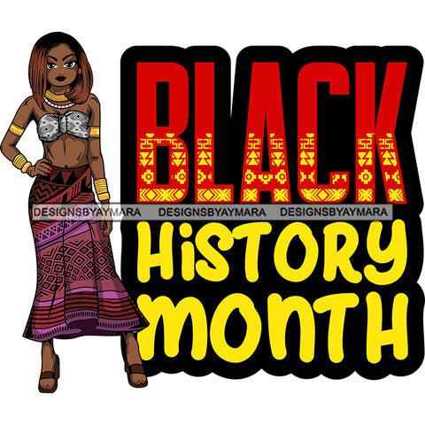 Afro Lola Black History Month Quotes .SVG Clipart Vector Cutting Files For Circuit Silhouette Cricut and More!