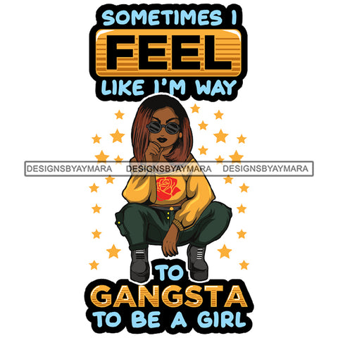Afro Lola Diva Gangster Quotes .SVG Cutting Files For Silhouette and Cricut and More!