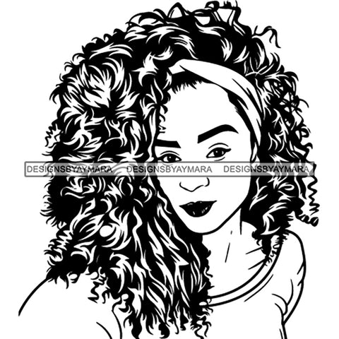 Afro Lady Black Goddess Melanin Dark Latina Morena SVG Files For Cutting and More!
