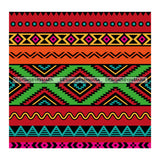 Mexican Aztec Pattern Colorful SVG Cutting Files For Silhouette Cricut