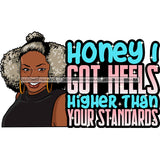 Afro Mature Woman Life Quotes Nubian Classy Pigtails Hairstyle SVG JPG PNG Designs Cricut Silhouette Cut Cuttings