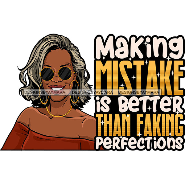 Afro Mature Woman Life Quotes Sunglasses Nubian Classy Wavy Hairstyle SVG JPG PNG Designs Cricut Silhouette Cut Cuttings