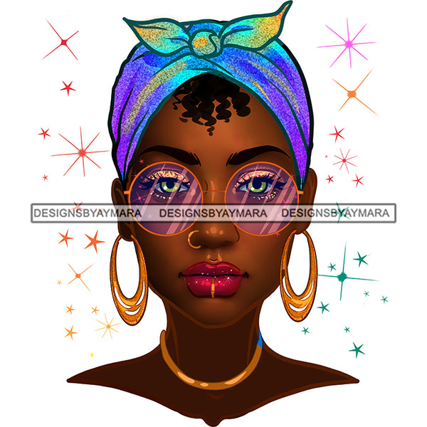 Black Woman Full Brown Red Lips Full Headwrap JPG PNG  Clipart Cricut Silhouette Cut Cutting