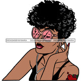 Afro Boss Lady Dope Diva Glamour Hot Sellers Designs .SVG Cutting Files