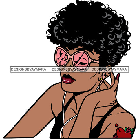Afro Boss Lady Dope Diva Glamour Hot Sellers Designs .SVG Cutting Files