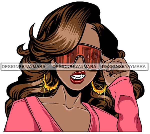 Afro Lola Boss Lady Dope Diva Mean Face Glamour Hot Selling .SVG Cutting Files For Silhouette Cricut and More!