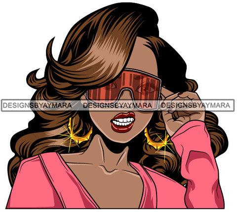 Afro Lola Boss Lady Dope Diva Mean Face Glamour Hot Selling .SVG Cutting Files For Silhouette Cricut and More!