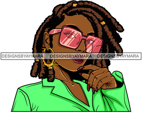 Afro Lola Boss Lady Dope Diva Glamour Hot Selling .SVG Cutting Files For Silhouette Cricut and More!