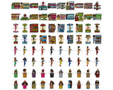 Bundle 80 Afro Lola Winter Merry Christmas Santa Quotes .SVG Cutting Files For Silhouette and Cricut and More!