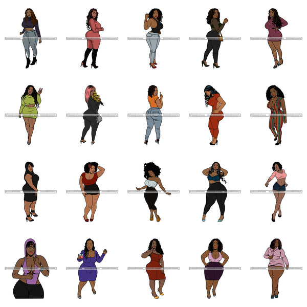 Special Bundle 209 BBW Proud Goddess Curvy Sassy SVG Files For Cutting Printing and More!