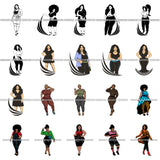 Special Bundle 209 BBW Proud Goddess Curvy Sassy SVG Files For Cutting Printing and More!