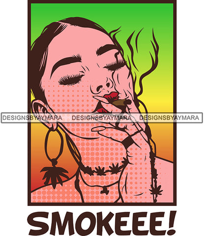420 Cannabis Pot Head Weed Leaf Grass Marijuana Joint Blunt Stoned High Life SVG Cutting Files
