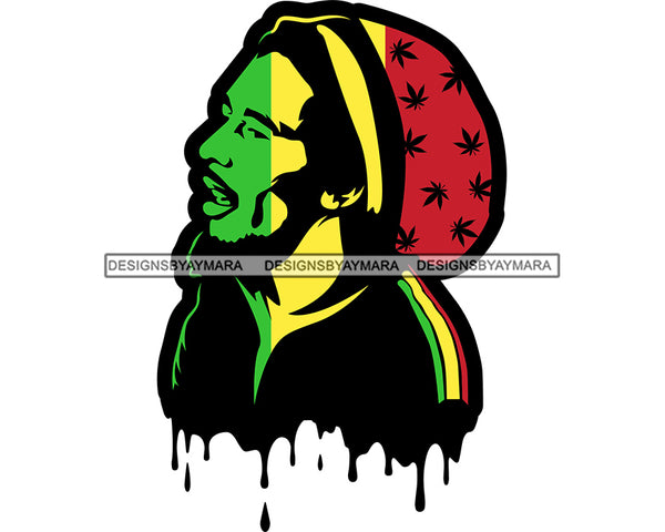 Rasta Man Dreadlocks April 20th Friendly Marijuana Slang Pot Stone Blunt 420 Weed Cannabis High Life Smoker Drug SVG PNG JPG Vector Clipart Silhouette Cricut Cutting