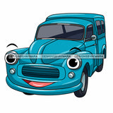 Vintage 50's 60's 70's Car Cartoon Character Automobile Luxurious Muscle Machine Speed Transportation Antique Wagon SVG JPG PNG Vector Clipart Cricut Silhouette Cut Cutting