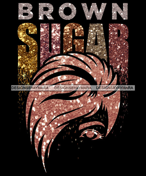 Bundle 9 Brown Sugar Black Girl Magic Afro Woman Nubian Queen Melanin Popping SVG Cutting Files For Silhouette Cricut and More