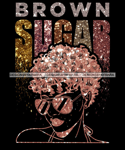 Bundle 9 Brown Sugar Black Girl Magic Afro Woman Nubian Queen Melanin Popping SVG Cutting Files For Silhouette Cricut and More