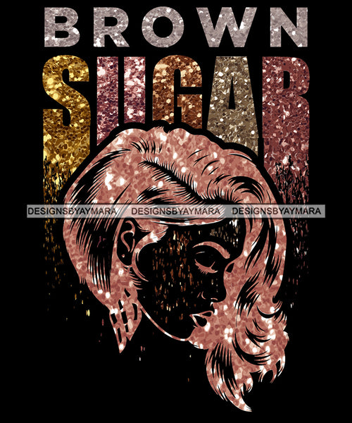 Bundle 9 Brown Sugar Black Girl Magic Afro Woman Nubian Queen Melanin Popping SVG Cutting Files For Silhouette Cricut and More